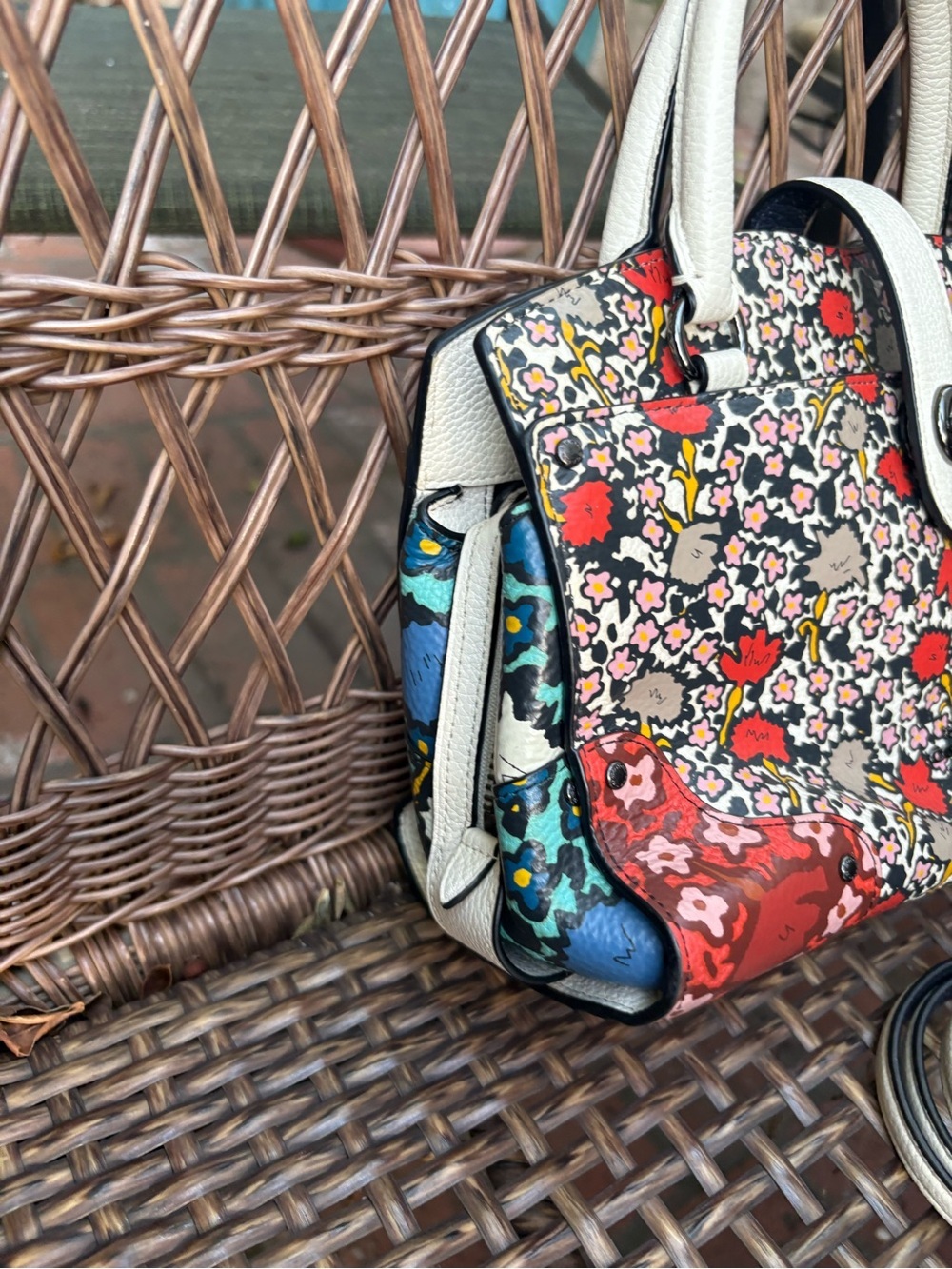 Coach Mercer Satchel 24 With Multi Yankee Floral Print - Picture 12 of 12